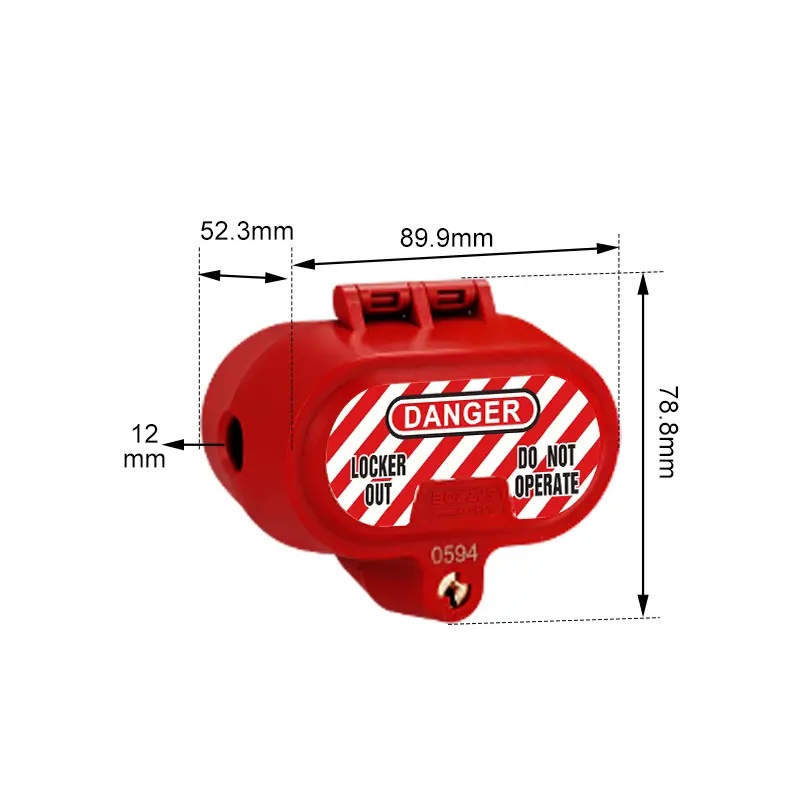 Блокиратор штепсельных вилок со встроенным замком 110В DPC1 Блокиратор штепсельных вилок со встроенным замком 110В DPC1